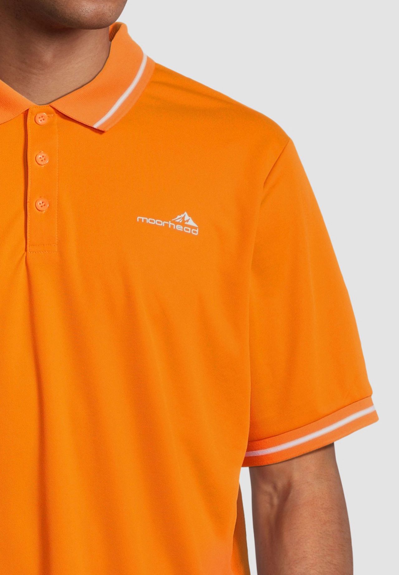 moorhead Poloshirt, Logo-Brustprint, für Herren | GALERIA