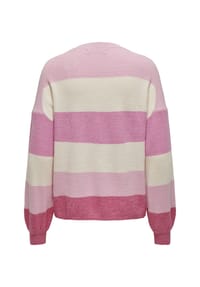 ONLY® - Pullover, Streifen, Ballonärmel, für Damen - 177911019  BLACK/W