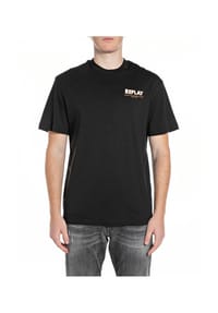 REPLAY - T-Shirt, Baumwolle, für Herren - 011 NATURAL WHITE