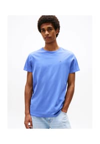 TOMMY Jeans - T-Shirt, Baumwolle, für Herren - C6D SOFT SAPPHIRE