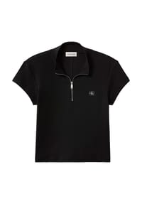 Calvin Klein Jeans - T-Shirt, Troyer, für Damen - 0  UB1 BLACK