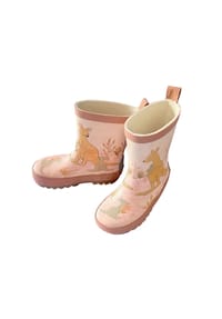 maximo® - Gummistiefel "Känguru, Jerseyfutter, Fotoprint, Reflekt3M - hellterra