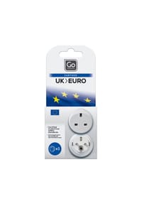 Go TRAVEL - Reiseadapter UK-EU - 