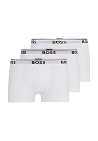 BOSS - Pants, 3er-Pack, Baumwollmix, Logo-Bund, für Herren - 001 BLACK