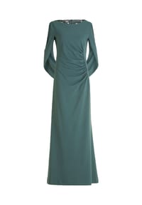 Vera Mont - Abendkleid mit Spitze - Eucalyptus Leaf