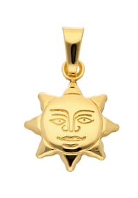 Adelia's - Damen Gold Schmuck 333 Gold Anhänger Sonne - gold