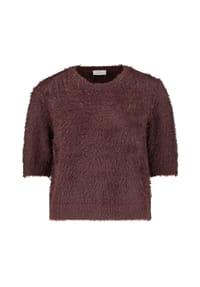 Vera Mont - Strickpullover mit Rundhalsausschnitt - Dark Maroon