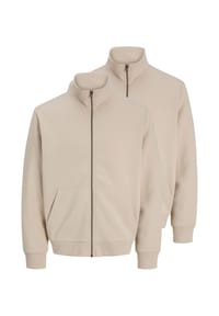 JACK & JONES - Sweatjacke 2er Pack Bradley - Hellgrau / beige