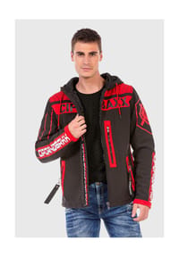 CIPO & BAXX® - Jacke im modernen Look - BLACK