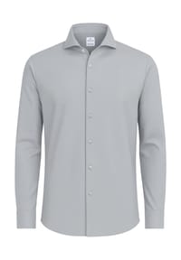 Vercate - Bügelfrei Businesshemd, Japanese Knitted, Slim Fit, Langarm, für Herren - beige
