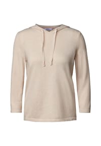 CECIL - Pullover, 3/4-Arm, für Damen - 16504 PEARL BEIGE