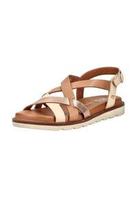 camel active - Sandale mit Lederfußbett - Braun
