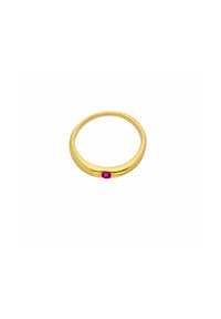 Adelia's - Damen 333 Gold Anhänger Taufring mit Rubin Ø 10,1 mm - rot
