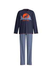 CALIDA - Kinder Pyjama Kids Outdoor - peacoat blue