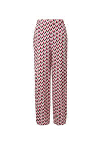 s.Oliver BLACK LABEL - Stoffhose, Gummibund, für Damen - 41B1  LILAC/PINK