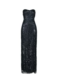 Vera Mont - Abendkleid mit Pailletten - Night Sky