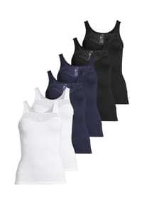 -con-ta- - Unterhemd / Top 6er Pack Modal - Marine