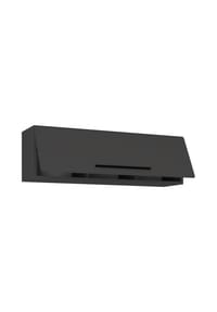 VCM. - Holzregal hängend | platzsparendes Regal | Maße: H. 30 x B. 95 x T. 30 cm | Elegantes Regal hängend | Aufbewahrungsregal | Bücherregal | Wandboard - Arila L - Anthrazit