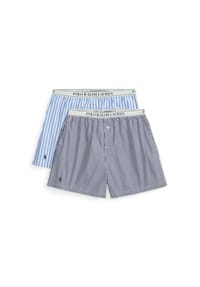 POLO RALPH LAUREN - Shorty Shirting Stripes - hydrangea / beacon blue