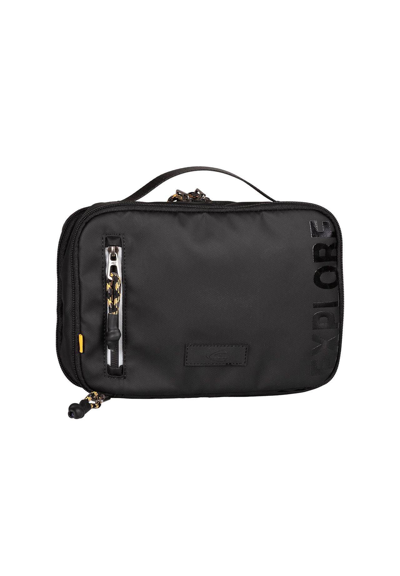 Camel Active Damen Schwarz Kulturbeutel "Explore" Kosmetiktasche Mit Reflektierende Reißverschlüsse von Baur - Bild 6