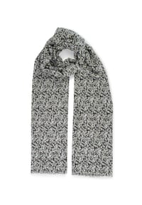 HARPA - Schal PEPPER mit floralem Allover-Print und Metallic-Effekt - aqua blue-gold