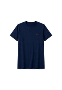 Superdry. - T-Shirt Logo Shirt mit Stickerei - dunkelblau