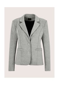 MADELEINE - Jersey-Blazer in modischer Kurzform - graphit / melange