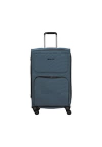Stratic BENDIGO LIGHT+ - 4-Doppelrollen-Trolley, Reißverschlusstaschen, TSA-Schloss - BLACK