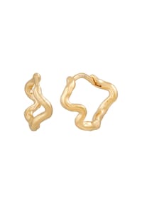 caї - Creole 925/- Sterling Silber - gelb