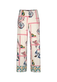 mey - Schlafanzug-Hose Fragmented Garden, Gummibund, für Damen - 1737 ALMOND MILK