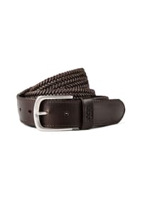 JOOP! JEANS - Gürtel Leder - d'brown