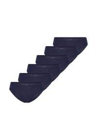 uncover by SCHIESSER - Tai Slip 6er Pack Bamboo Cotton - Dunkelblau