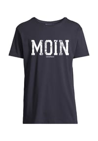 salzhaut - Shirt DIEK - MOIN PRINT - Navy