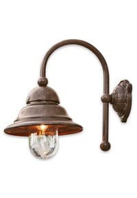 LOBERON - Außenwandlampe Keela antikbraun - antikbraun