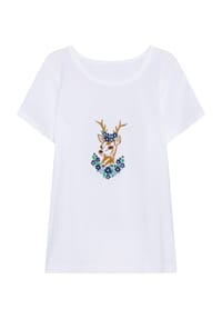 Isar Trachten - T-Shirt, Baumwolle, Stickereien, für Kinder - WHITE