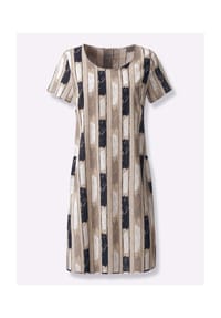Witt - Druck-Kleid - erika-ecru
