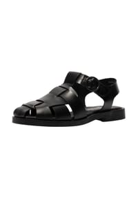 Fly London - Leder Sandalen - Schwarz/Schwarz