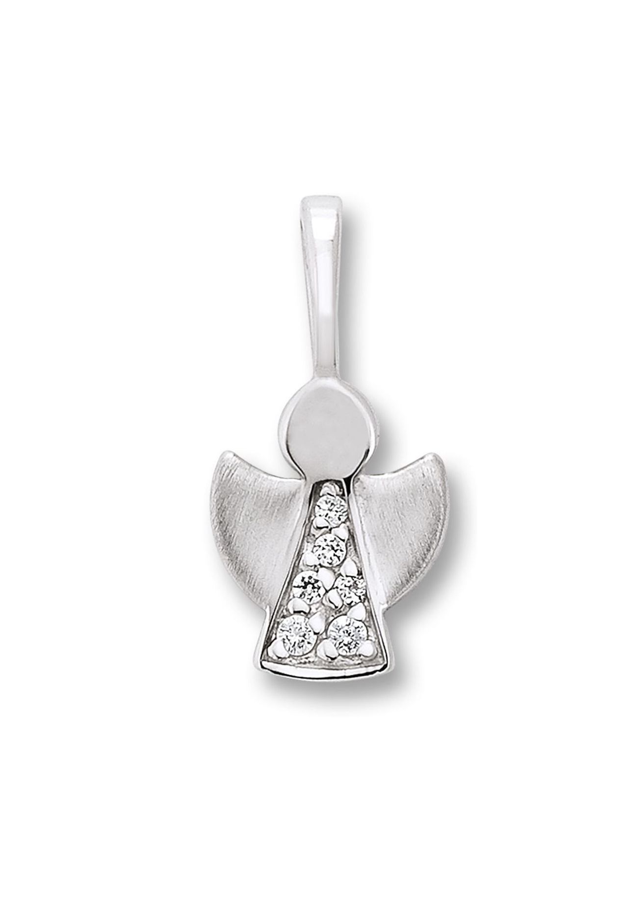 ONE ELEMENT Damen Schmuckset - Set mit Halskette Zirkonia Engel Anhänger  aus 925 Silber | GALERIA