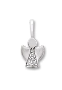 ONE ELEMENT Symbols of Strength - Damen Schmuckset - Set mit Halskette  Zirkonia Engel Anhänger aus 925 Silber - silber