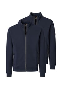 Redmond - Sweatjacke 2er Pack Basic - Blau