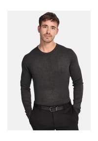 JEFF - Strickpullover Greyson - Black