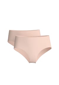 CALIDA - Damen Seamless-Midislip, 2er-Pack Natural Skin Duo - black C2C