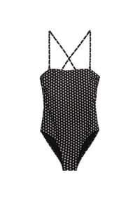 Marc O'Polo - Badeanzug Palm Border Geo - black geo print