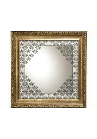 Goebel Spiegel Maja von Hohenzollern - Design Floral - Schwarz-Weiß - 