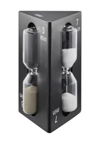 GEFU® Tee-Sanduhr - SANDO - SCHWARZ / GRAU