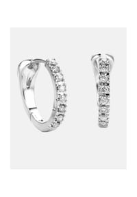 Diamant L'eternel - Creolen, mit 0.11 ct Diamant, 585 Weißgold - white gold