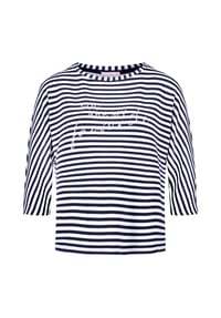 BETTY BARCLAY - Sweatshirt mit Fledermausärmeln - Dunkelblau/Weiß