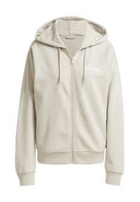 adidas - Essentials Linear Sweatjacke, Kapuze, für Damen - WONALU/WHITE