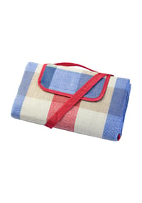GALERIA home - Picknickdecke, Klettverschluss - KARO-BLAU/ROT