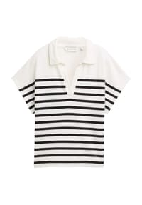 TOM TAILOR - Sweatshirt, Klappkragen, für Damen - 37836 OFFWHITE NA